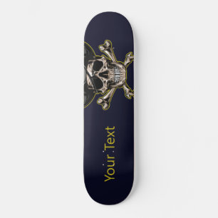 Skateboard Planche à roulettes   Personnalized Black Pirate S