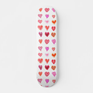 Skateboard Planche à roulettes petits coeurs