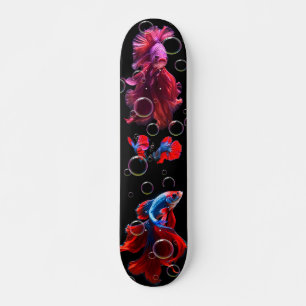 Skateboard Planche à roulettes Poisson Tropical