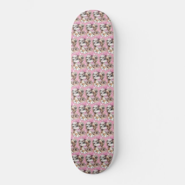 Skateboard Planche à roulettes pour chiot (Recto)