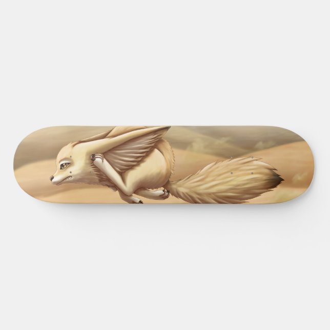 Skateboard Planche à roulettes Renard fennec rapide (Horz)