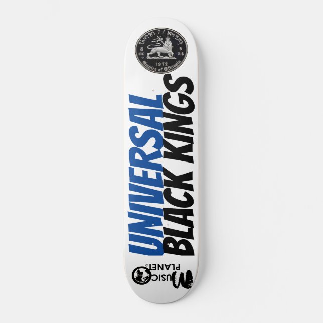 Skateboard Planche à roulettes ROIS NOIRS UNIVERSELS (Recto)
