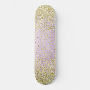 Skateboard Planche à roulettes rose Parties scintillant