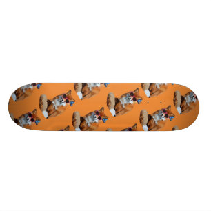 Skateboard Planche à roulettes rusée 19.7cm, Fox de fantaisie