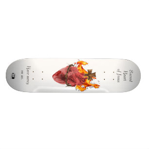 Skateboard Planche à roulettes sacrée de coeur