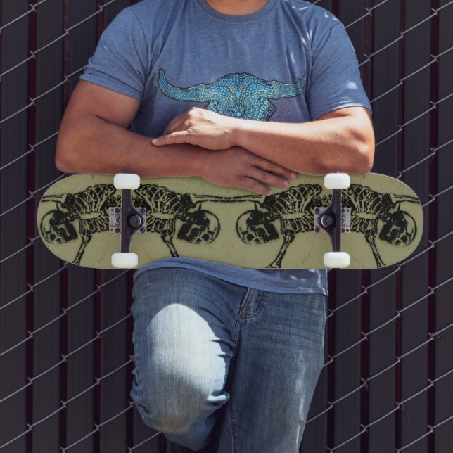 Skateboard Planche à roulettes squelette ! (Extérieur 3)
