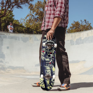 Skateboard Planche à roulettes Street Astronaute Rétro