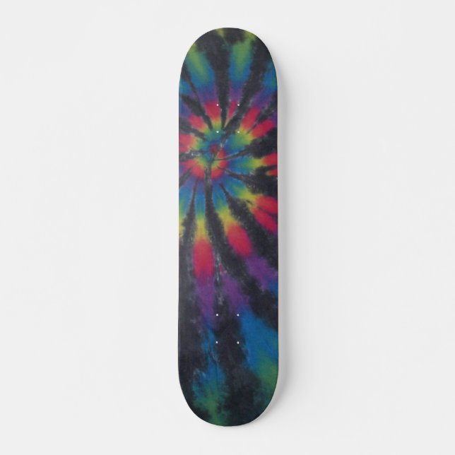 Skateboard Planche à roulettes Tie Dye - Tourbillon (Devant)