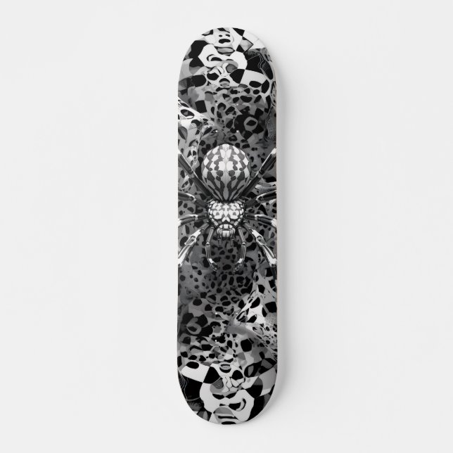 Skateboard Planche à roulettes toile d'araignée (Devant)