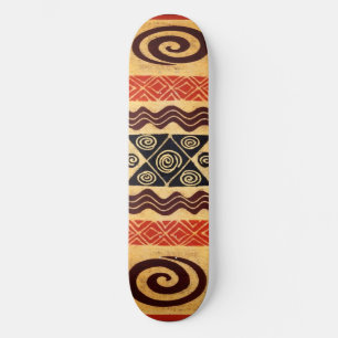 Skateboard Planche à roulettes Tribale Africaine - Planche de