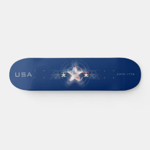Skateboard Planche à roulettes USA 1776