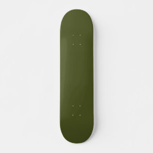 Skateboard Planche à roulettes vert armée uni pour le style d