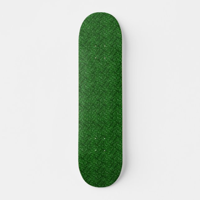 Skateboard planche à roulettes verte (Devant)
