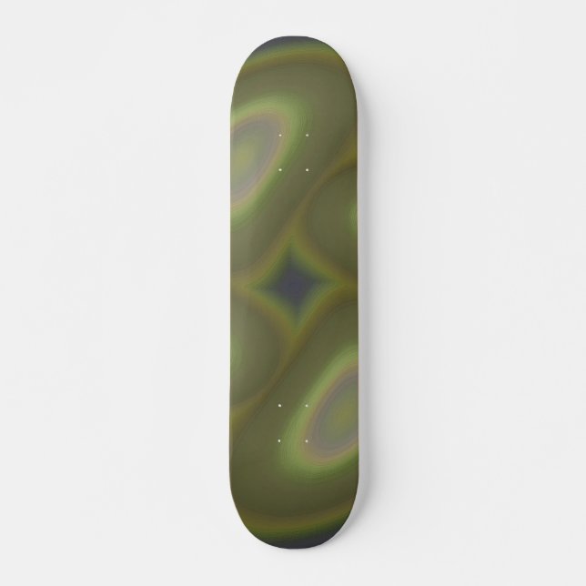 Skateboard Planche à roulettes verte (Devant)