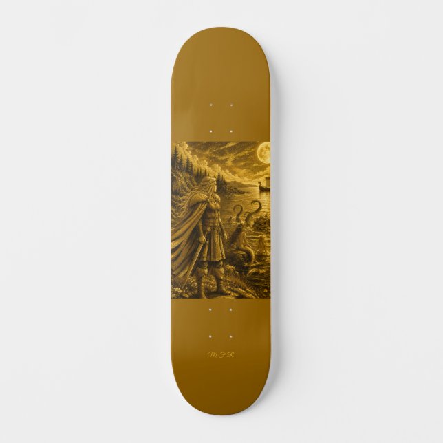 Skateboard planche à roulettes Viking (Recto)