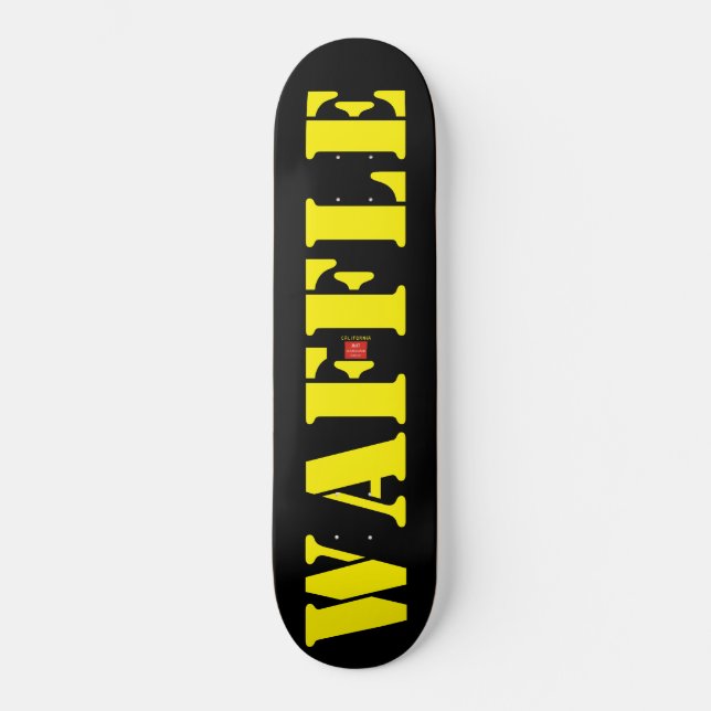 Skateboard Planche à roulettes WAFFLE (Recto)