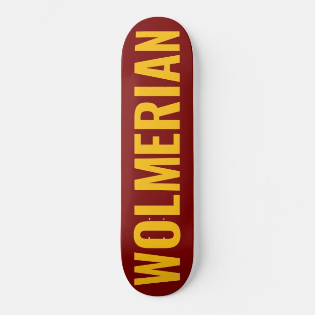 Skateboard Planche à roulettes WOLMERIAN (Recto)