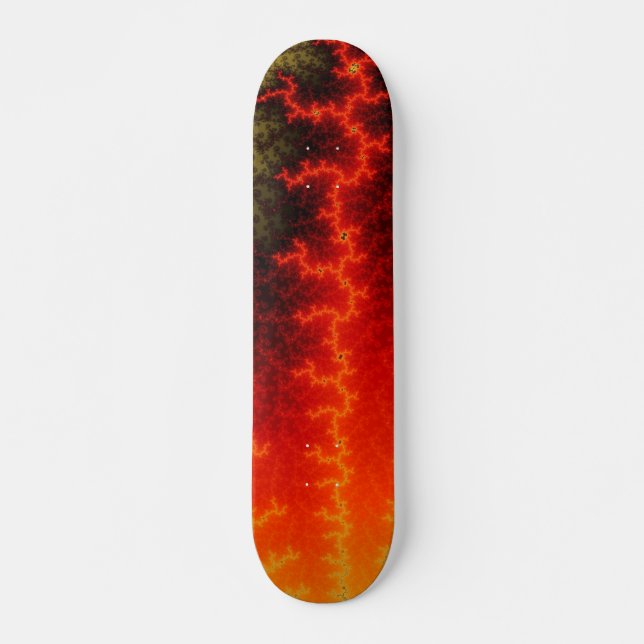 Skateboard Planche à roulettes Zigzag Flamme (Devant)