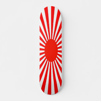Skateboard planche à soleil rouge