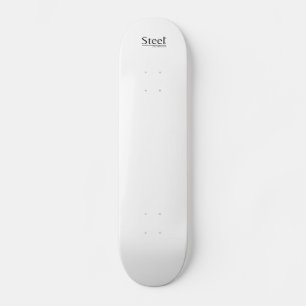 Skateboard Planche Blanche Steel-Skateboard