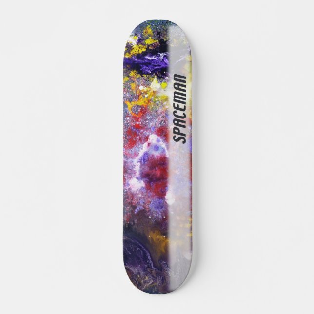 Skateboard Planche de bord Spaceman (Devant)