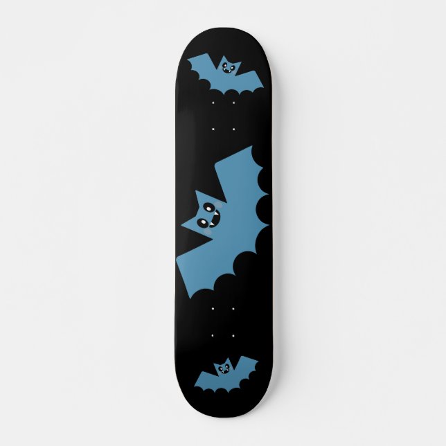 SKATEBOARD PLANCHE DE CHAUVES-SOURIS KAWAII ÉPOUVANTABLES (Devant)