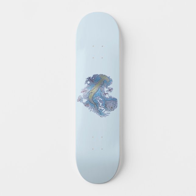 Skateboard planche de requin (Recto)