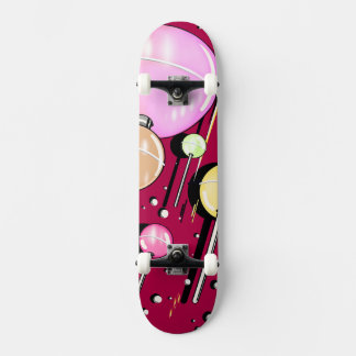 Skateboard Planche De Skate Lollipops Cosmique
