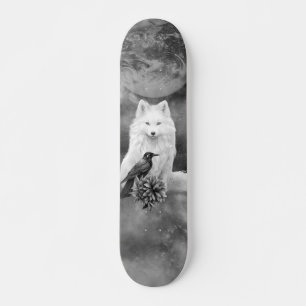 Skateboard Planche de skate Moon Skate Deck Ren Fantastique W