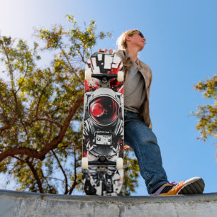 Skateboard Planche de skate Sci-Fi Astronaute Cosmique