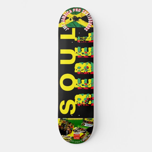 SKATEBOARD PLANCHE DE SKATE SOUL REBEL  8 1/4" (Recto)