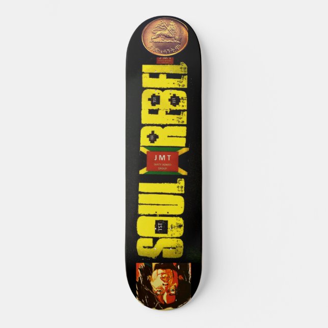 SKATEBOARD PLANCHE DE SKATE SOUL REBEL  8 1/4" (Recto)