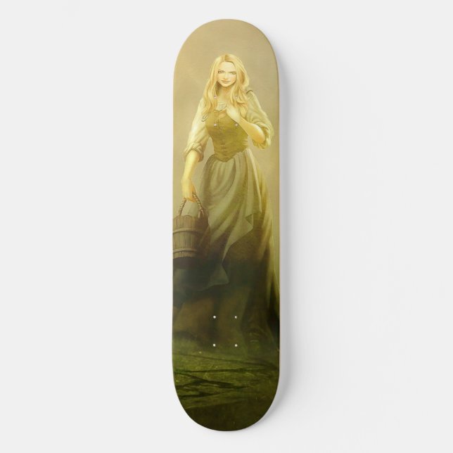 Skateboard Planche médiévale pour femmes (Recto)