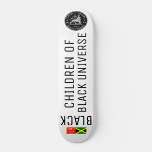 SKATEBOARD PLANCHE NOIRE POUR ENFANTS UNIVERSE