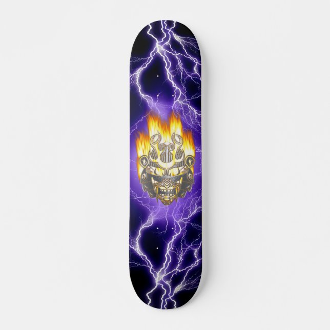 SKATEBOARD PLANCHER SAMURAI WARRIOR (Devant)