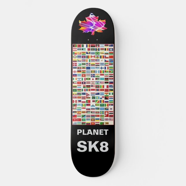 SKATEBOARD PLANÈTE SK8 (Recto)