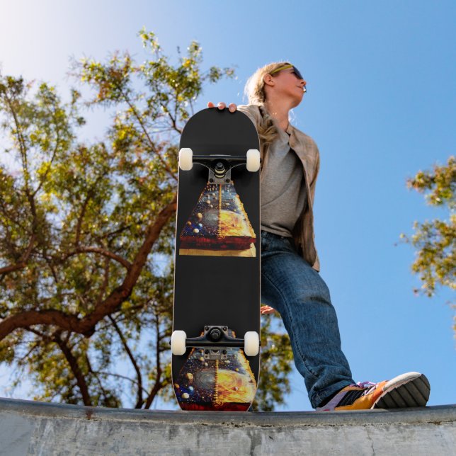 Skateboard Planètes intégrées (Extérieur 1)