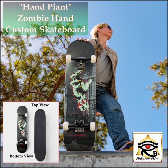 Skateboard Plante main | Main Zombie | Skate personnalisé (Créateur téléchargé)