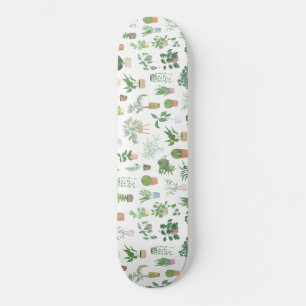 Skateboard Plantita House Plantes et Pots Motif