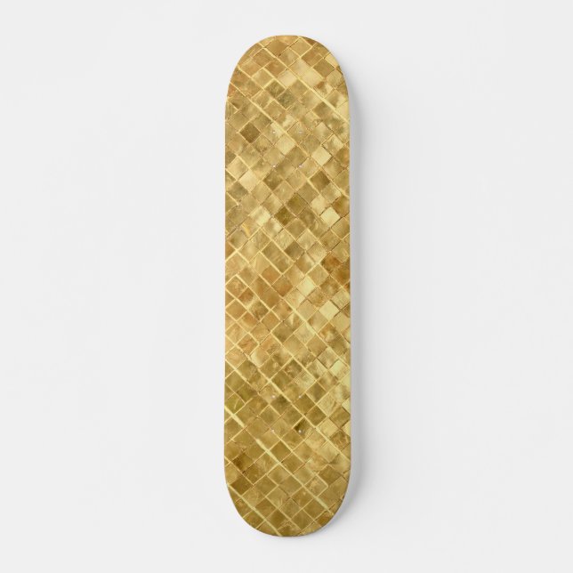 Skateboard Plaque de contrôle en or (Devant)