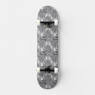 Skateboard Plaque en argent