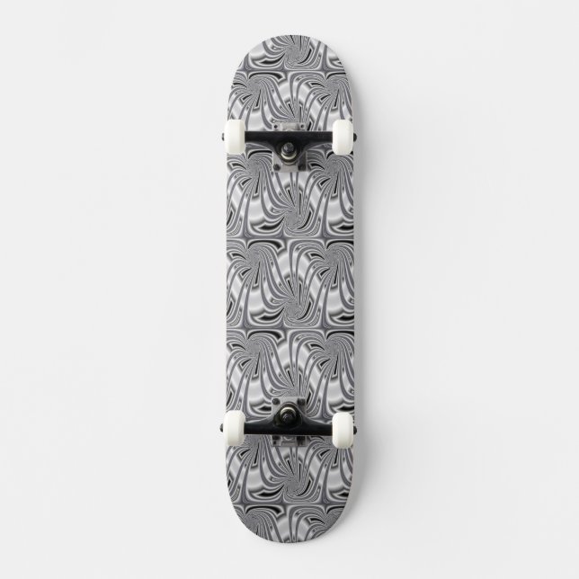 Skateboard Plaque en argent (Recto)