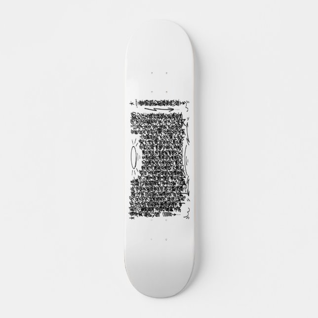 Skateboard Plaque "Heart Sutra Shakyo" (Devant)