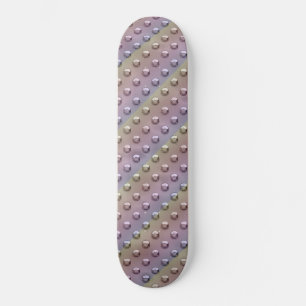 Skateboard Plaque métallique industrielle Iridescente Arc-en-