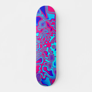 Skateboard Plasma liquide psychédélique