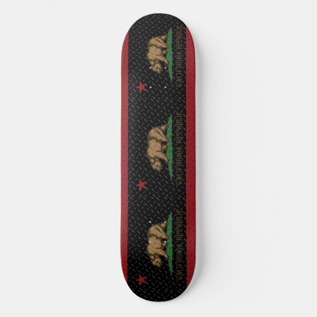 Skateboard Plat de diamant noir de République de la (Recto)