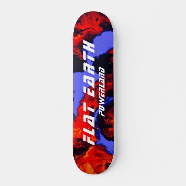 SKATEBOARD PLAT EARTH POWERLAND SKATE DECK (Devant)