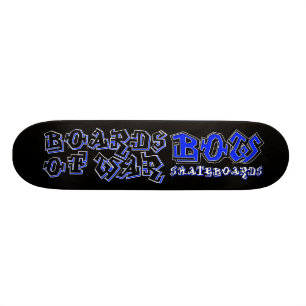 Skateboard Plate-forme bleue de graffiti d'ARC