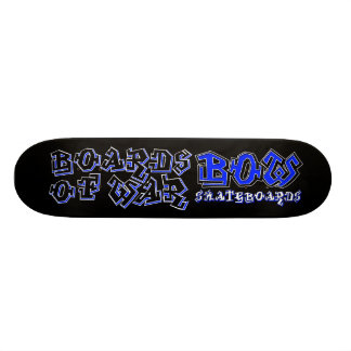Skateboard Plate-forme bleue de graffiti d'ARC