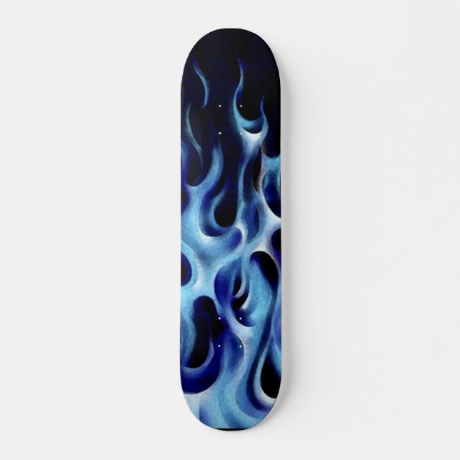 Skateboard Plate-forme bleue orientale de patin (Devant)